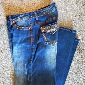 Almost brand new Shyanne pressed jeans